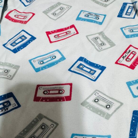 Little Treasure Baby Boy Cassette Tape Long Sleeve Bodysuit 9-12 Months - Picture 2 of 6